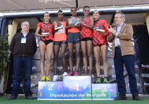 Pódium absoluta femenino