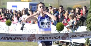 LLegada a meta de Celia Antón