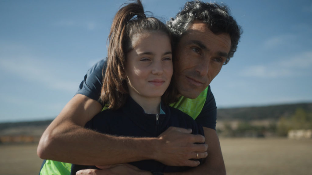 Jesús España con su hija Sofía