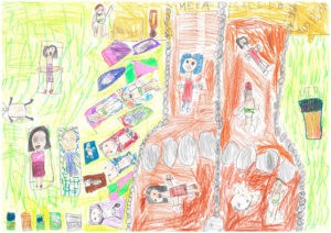 2º premio: Emily, Hugo, Marcos, Jimena y Nico. Blanca de Castilla